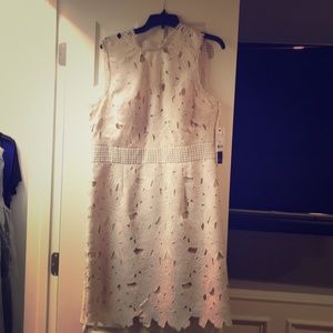 NWT Nicole Miller off white dress